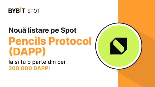 Listare nouă: DAPP/USDT – ia și tu o parte din fondul de premii de 200.000 DAPP